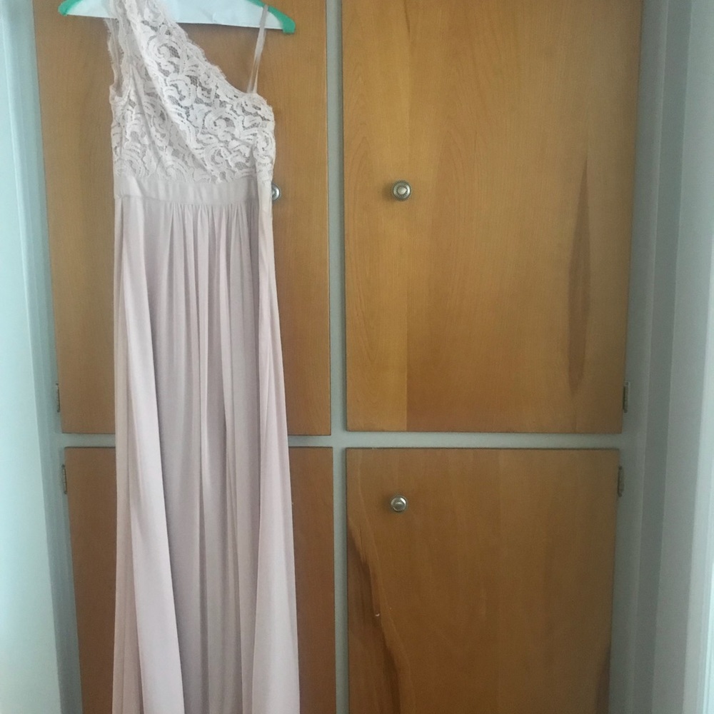 Adrianna Papell Blush Bridesmaids Dress